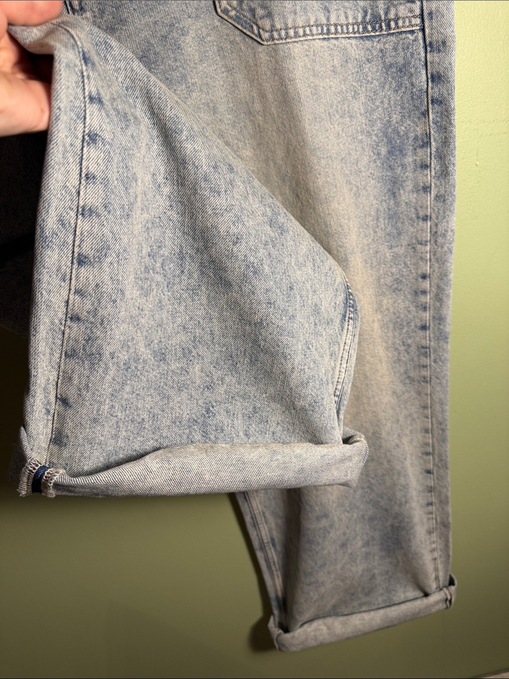 Free People We The Free Palmer Cuffed Jeans LalaLand 32 - Picture 11 of 15